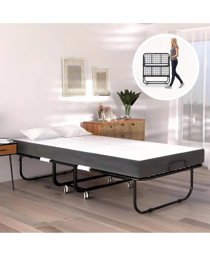 Piscifun Heavy Duty Folding Camping Bed Adjustable Portable With Mattress For Adults 550 Lbs Capacity
