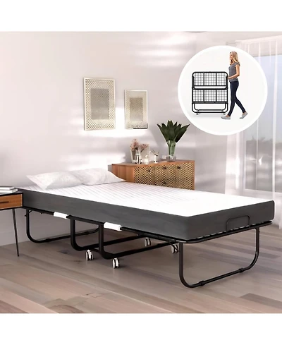 Piscifun Heavy Duty Folding Camping Bed Adjustable Portable With Mattress For Adults 550 Lbs Capacity