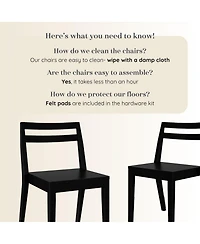 Grain & Grove 2 Pack Davie Dining Chair