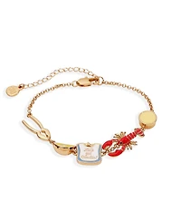 Alex and Ani Lobster Boil 'Let's Get Crackin!' Inline Charm Bracelet