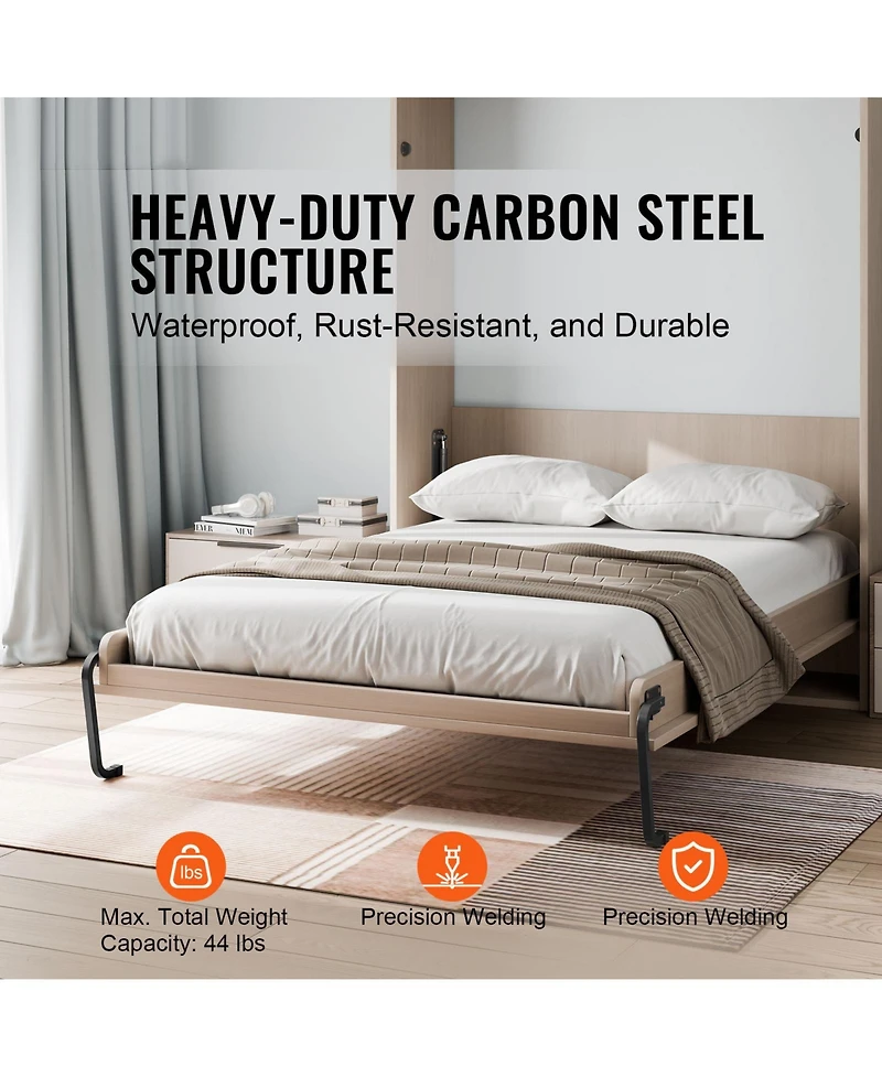 Sugift Twin Murphy Bed Hardware Kit Horizontal for Mattress