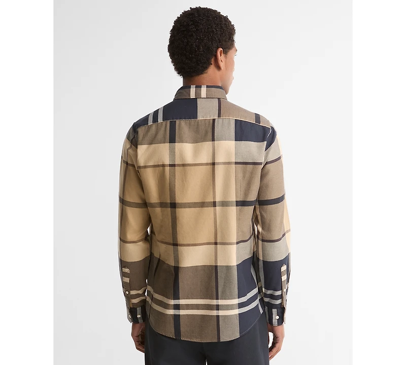Barbour Men's Dunoon Tailored-Fit Tartan Button-Down Twill Shirt