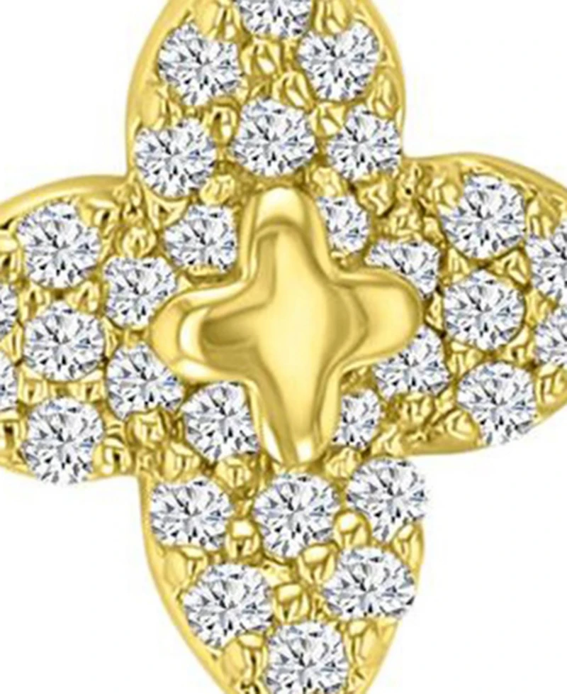 Macy's 14k Gold-Plated Dainty Flower Stud Earrings