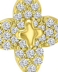 Macy's 14k Gold-Plated Dainty Flower Stud Earrings