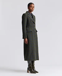 Avec Les Filles Women's Spread Collar Button-Front Coat