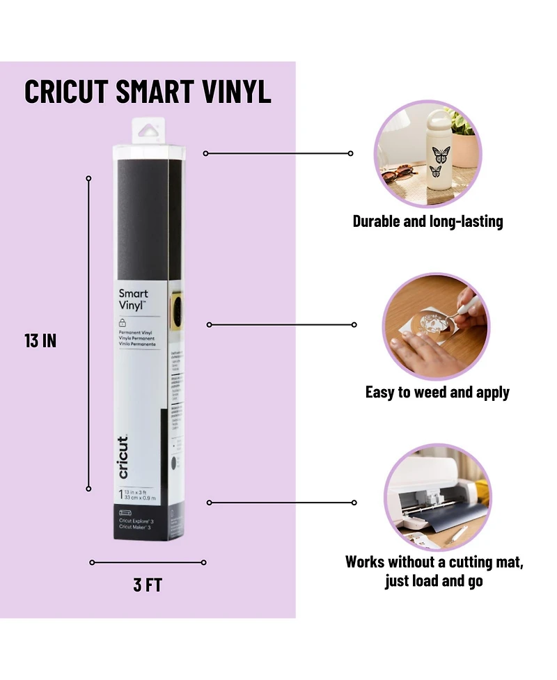Cricut Maker 4 Smart Cutting Machine with Rainbow Smart Vinyl Bundle