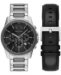 Armani Exchange Men's Quartz Chronograph Two-Tone Stainless Steel Watch 44mm