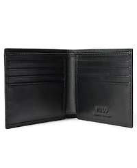 Polo Ralph Lauren Men's Polo Bear Leather Billfold Wallet