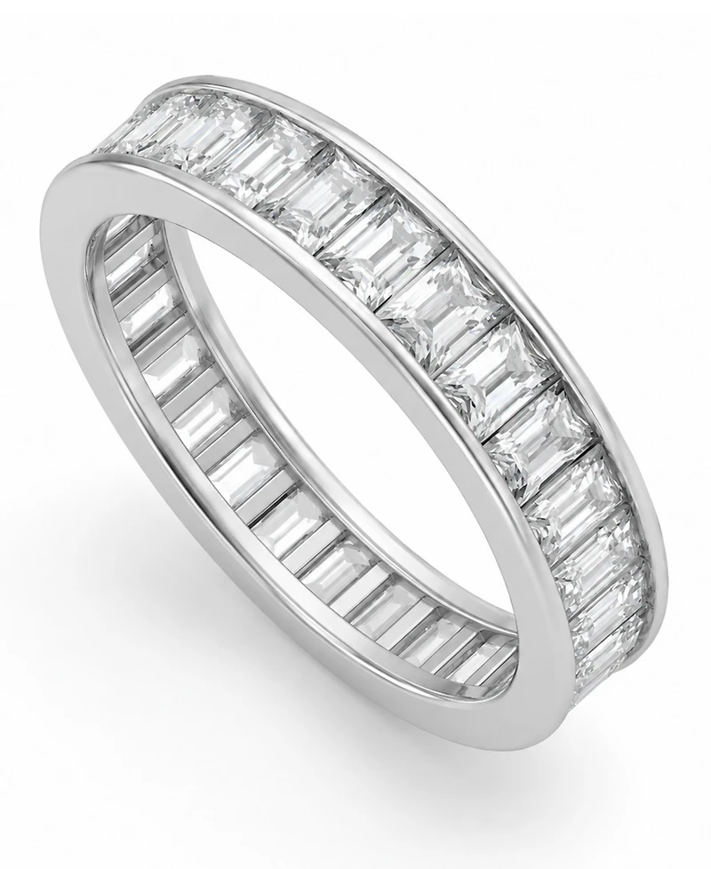 And Now This Cubic Zirconia Silver Plated Band Ring, Macy's Exclusive