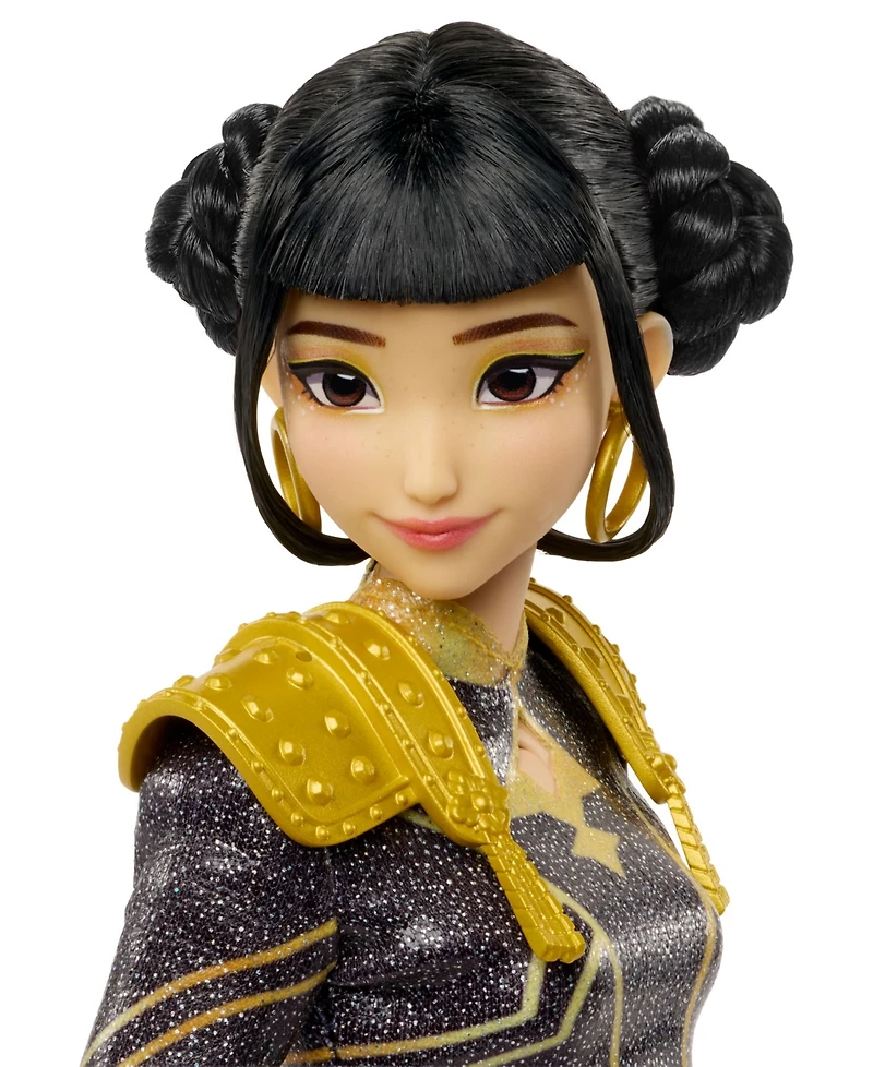 Kpop Demon Hunters Zoey Golden 12.75" Singing Doll with 5 Posable Joints, Ages 4+