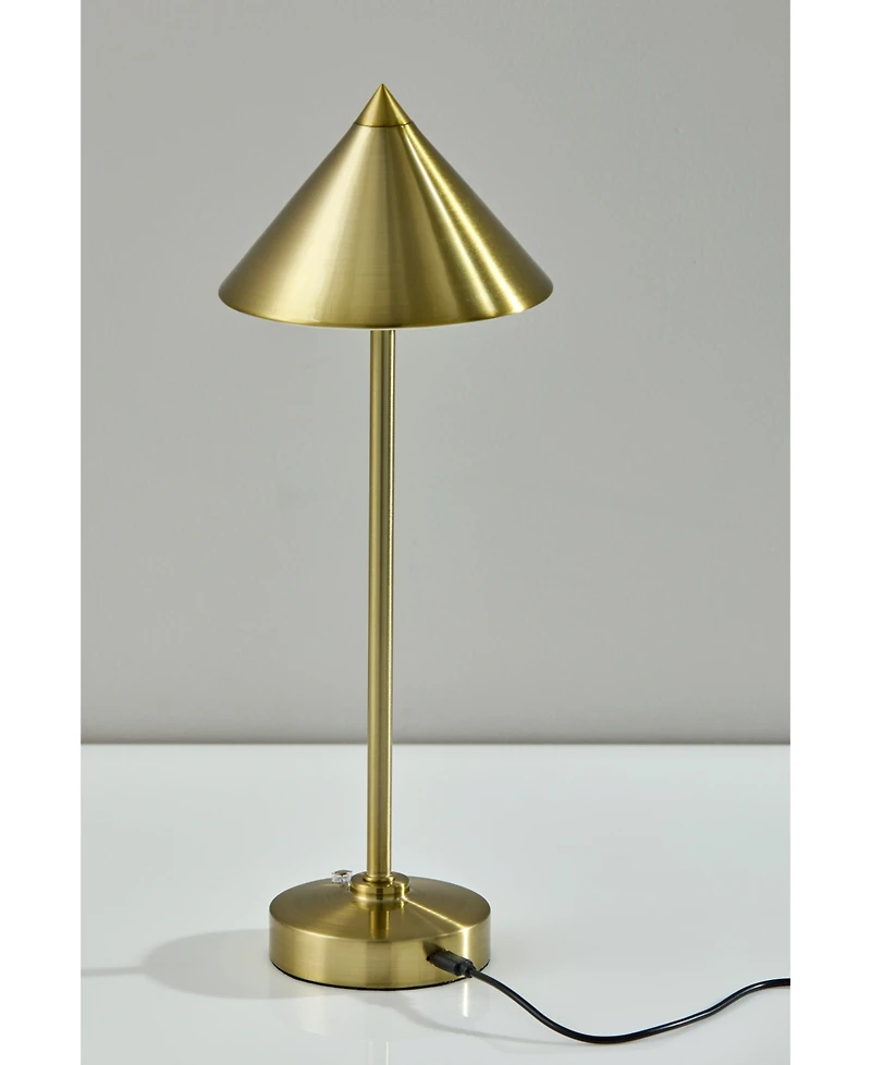 Adesso16" Metal Ritchie Led Cordless Table Lamp