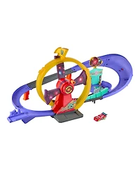 Cars Lightning McQueen Light-Up Celebration Raceway 2-Piece Playset, Ages 4+