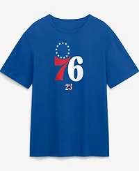 Fanatics Men's LeBron James Royal Philadelphia 76ers The Paint Name Number T-Shirt