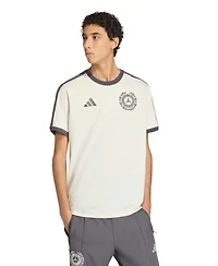 Adidas Men's Cream Mercedes-amg Petronas F1 Team Silver Arrows Icon T-Shirt
