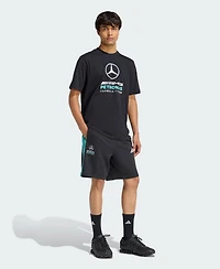 Adidas Men's Black Mercedes-amg Petronas F1 Team 2026 Alpha Skin Tri-Blend Shorts