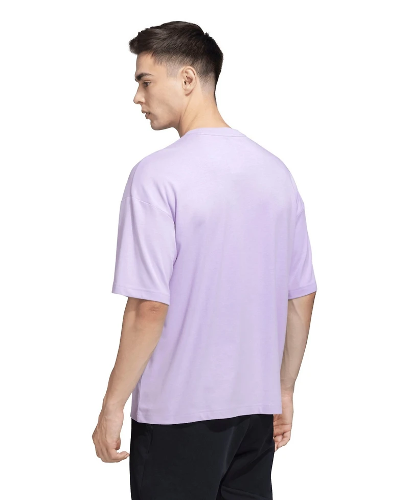 Adidas Men's Purple Mercedes-amg Petronas F1 Team Premium Woven T-Shirt