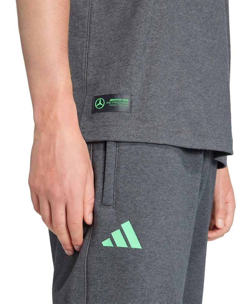 Adidas Men's Graphite Mercedes-amg Petronas F1 Team Premium T-Shirt