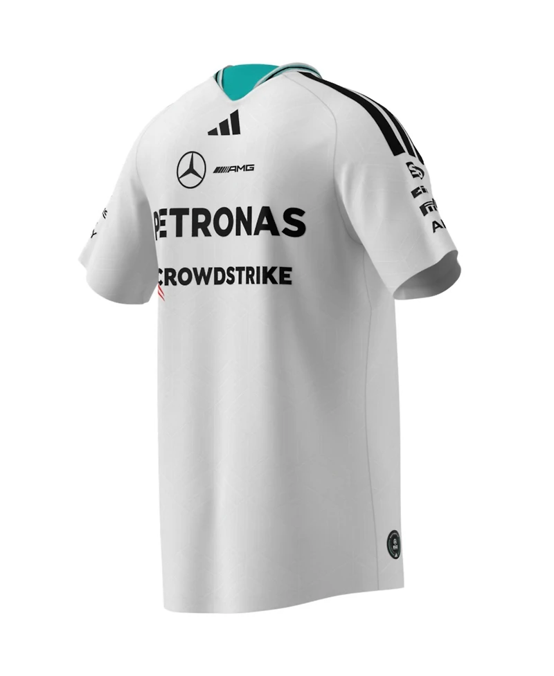 Adidas Men's White Mercedes-amg Petronas F1 Team 2026 Driver Authentic Jersey