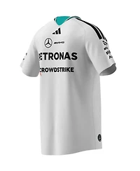 Adidas Men's White Mercedes-amg Petronas F1 Team 2026 Driver Authentic Jersey