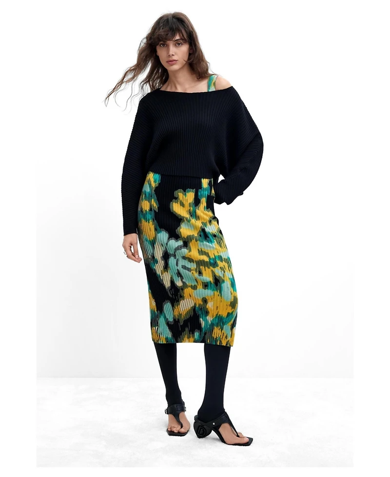 Desigual Women's Long 2-in-1 dress M.c. Lacroix