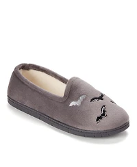 Dearfoams Women's Halloween Velour Closed Back Slippers