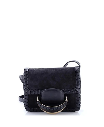 Pre-Owned Chloe Kattie Crossbody Bag Whipstitch Suede