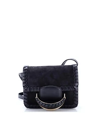 Pre-Owned Chloe Kattie Crossbody Bag Whipstitch Suede