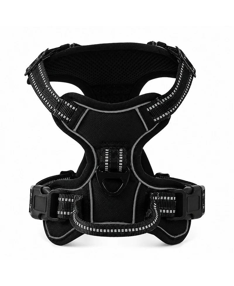 ProMounts Reflective No Pull Dog Harness with Front and Back Leash Clips