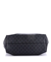 Pre-Owned Gucci Large Convertible Crossbody Tote Gg Coated Canvas