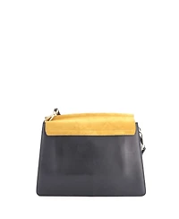 Pre-Owned Chloe Medium Faye Shoulder Bag Leather and Suede