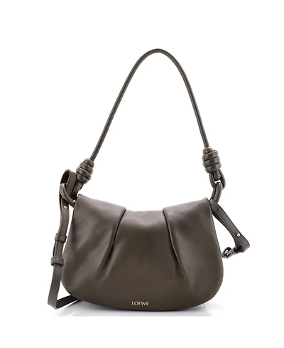 Pre-Owned Loewe Paseo Shoulder Bag Leather