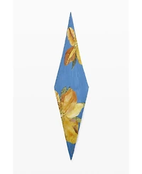 Desigual Women's Printed Flower Scarf
