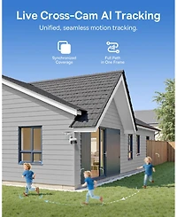 Baseus X1 Pro Outdoor Solar Dual-Camera Security Camera