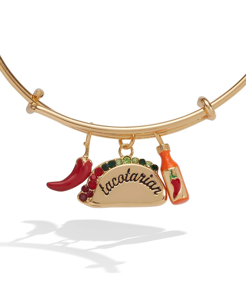 Alex and Ani Taco Multi Charm Bangle