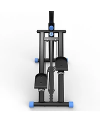 Sevorley Vertical Climber Exercise Machine with Lcd Monitor, Foldable Full Body Cardio Trainer, Non-Slip Pedals