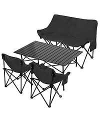 Piscifun Folding Table Chair Set Portable Lightweight Heavy Duty Outdoor Camping Travel