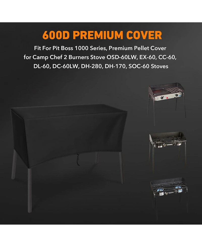 Piscifun Heavy Duty Water Resistant Patio Cover Adjustable Drawstring Outdoor Protection