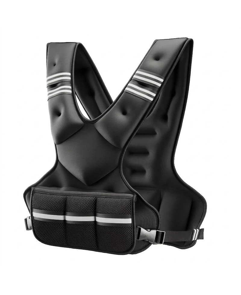Sugift Adjustable Weighted Vest 20-32 lbs with 6 Weight Packs X-Shape for Strength Training Running