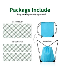 Piscifun 3 Piece Camping Outdoor Set Waterproof Windproof Stretchable