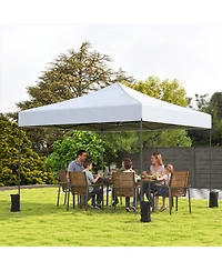 Sugift 9.5 x 9.5 Feet Pop Up Canopy Tent with Adjustable Heights