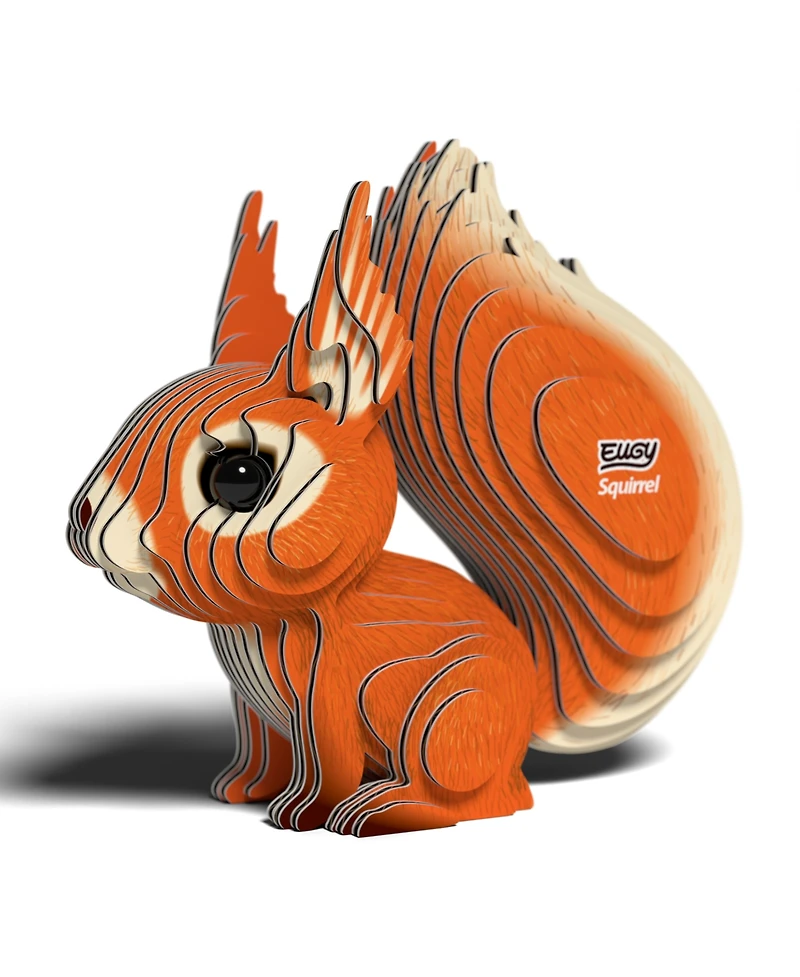 Eugy Collectible Squirrel 3D Puzzle, Ages 6+