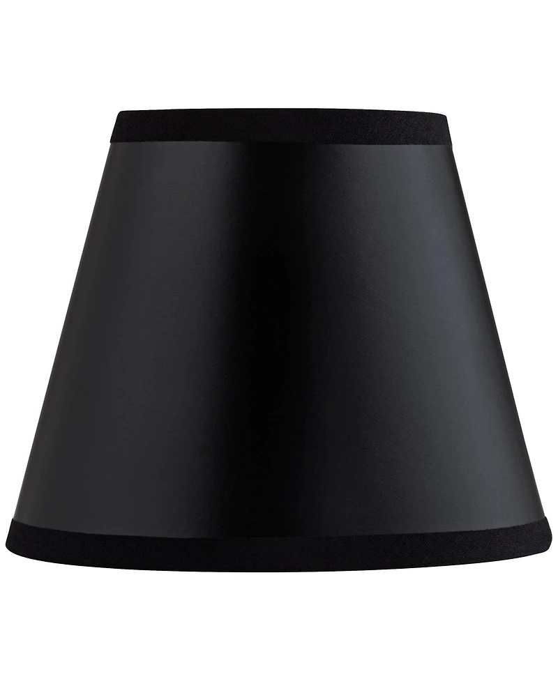 Springcrest Set of 2 Empire Lamp Shades Paper Small 3" Top x 5" Bottom x 4" High Candelabra Clip-On Fitting