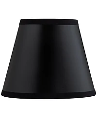 Springcrest Set of 2 Empire Lamp Shades Paper Small 3" Top x 5" Bottom x 4" High Candelabra Clip-On Fitting
