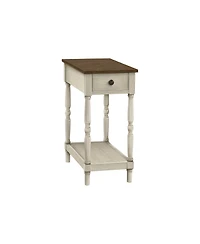 Flynama 25 Inch Traditional Accent Table with Drawer
