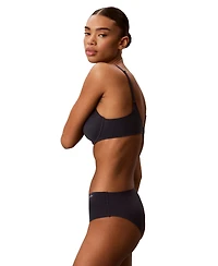 Calvin Klein Invisibles Seamless Microfiber Stretch Hipster Panty, QD5414