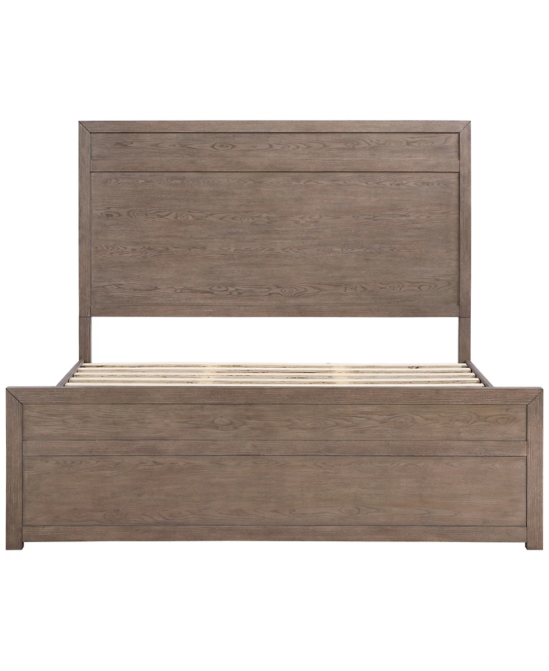 Adler King Plywood Modern Bed, Macy's Exclusive