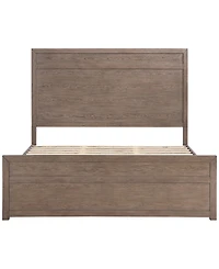 Adler King Plywood Modern Bed, Macy's Exclusive