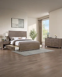 Adler 3-Piece King Storage Bedroom Set (Bed, Dresser & Nightstand), Macy's Exclusive