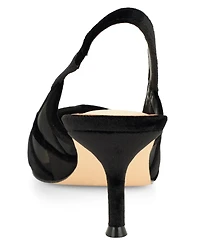 Nine West Women's Ellite Sheer Lattice Slingback Pumps