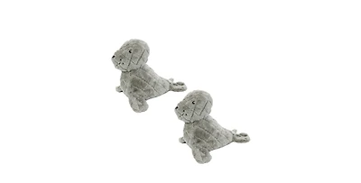 Mighty Arctic Seal 2 Pack, Durable Plush Squeaky Dog Toy